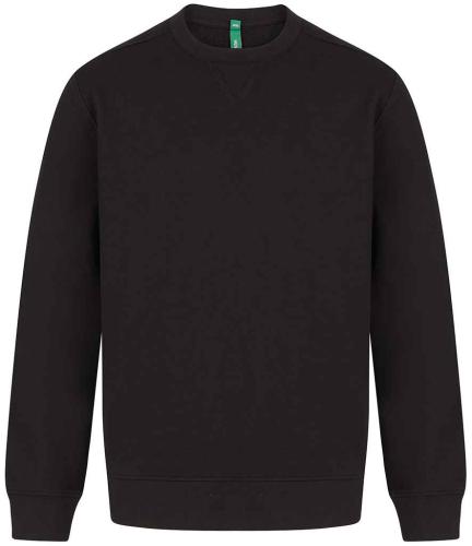 Henbury Unisex Sustainable Sweatshirt - BLK - XXL